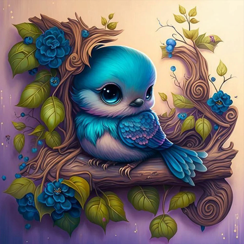 Oiseau-Vollbild Diamond Painting