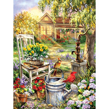 Charger l&#39;image dans la galerie, Jardin de soleil - peinture complète de diamant - 30x40cm
