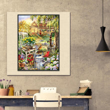Charger l&#39;image dans la galerie, Jardin de soleil - peinture complète de diamant - 30x40cm
