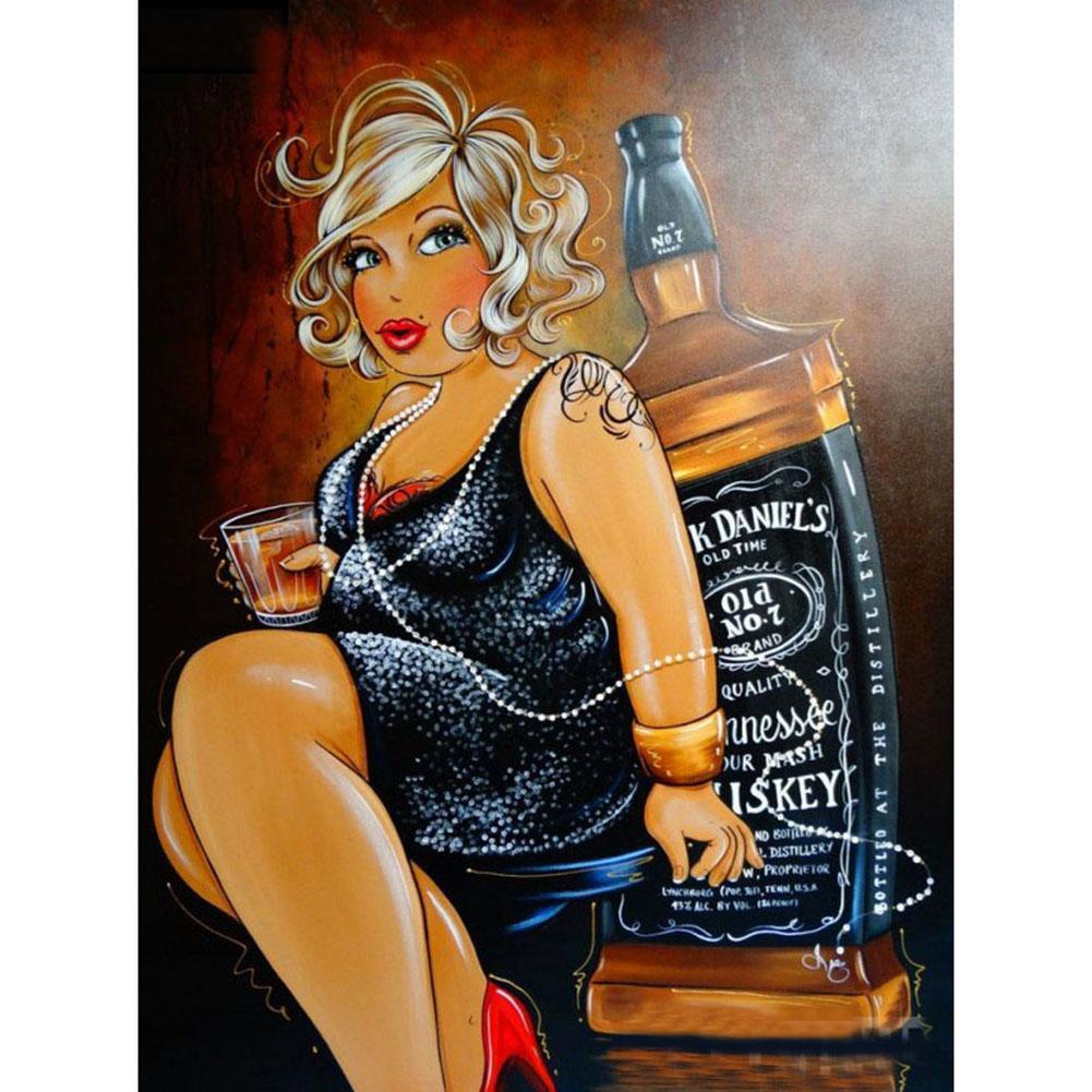 Beauté - diamant rond complet - 30x40cm