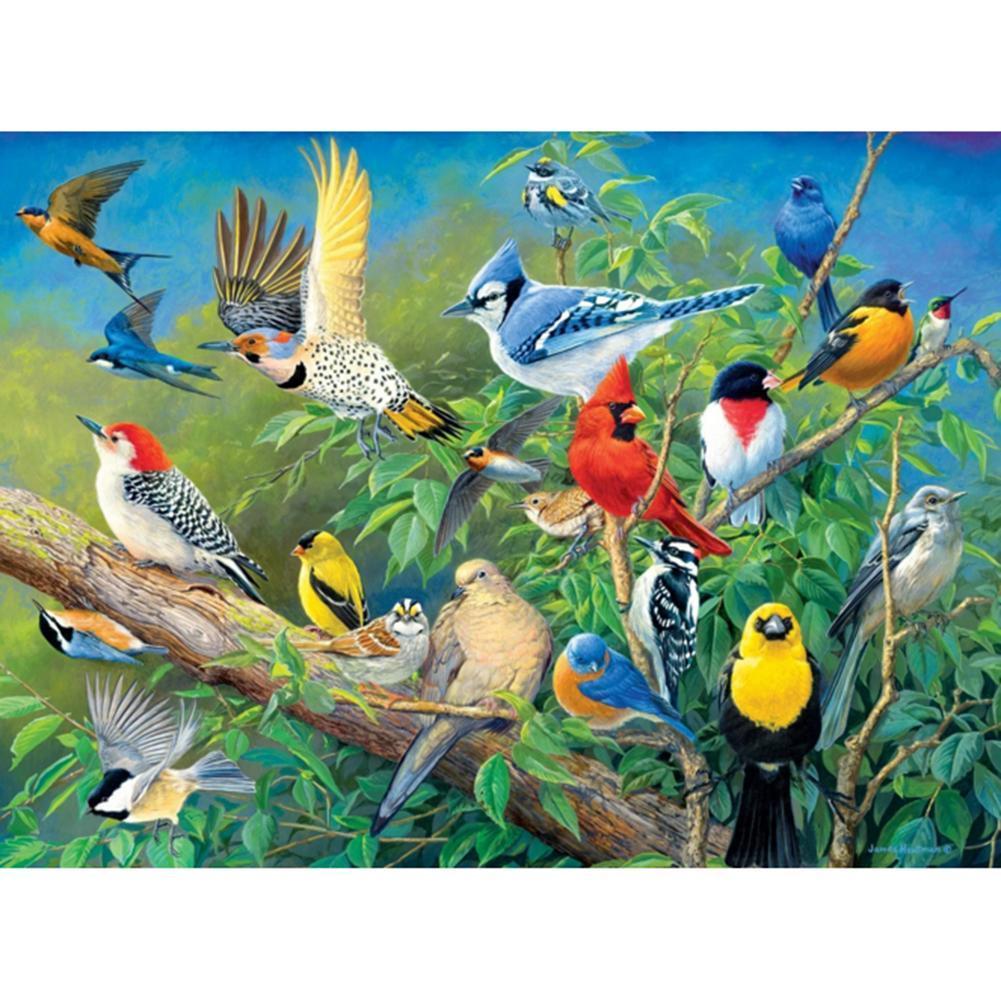 Magpie - diamant rond complet - 40x30cm