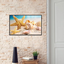 Charger l&#39;image dans la galerie, Conque - diamant rond complet - 40x30cm
