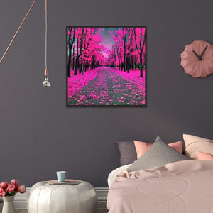 Forêt - peinture diamant pleine - 30x30cm