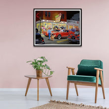 Charger l&#39;image dans la galerie, Parking - diamant rond complet - 40x30cm
