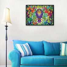 Charger l&#39;image dans la galerie, Oiseau coloré - diamant rond complet - 40x30cm
