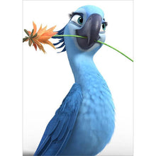 Charger l&#39;image dans la galerie, Perroquet bleu - diamant rond complet - 40x30cm
