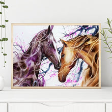 Charger l&#39;image dans la galerie, Cheval - peinture en diamant complet - 40x30cm
