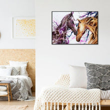 Charger l&#39;image dans la galerie, Cheval - peinture en diamant complet - 40x30cm
