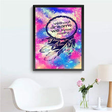 Charger l&#39;image dans la galerie, Dreamcatcher - peinture en diamant complet - 30x40cm
