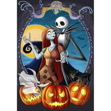 Charger l&#39;image dans la galerie, Crâne de nouveauté - diamant rond complet - 30x40cm
