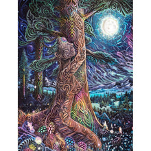 Charger l&#39;image dans la galerie, Arbre fantastique - diamant rond complet - 30x40cm
