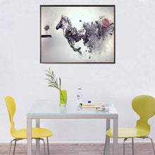 Charger l&#39;image dans la galerie, Cheval créatif - diamant rond complet - 40x30cm
