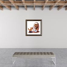 Charger l&#39;image dans la galerie, Lion de chat de nouveauté - diamant rond complet - 30x30cm
