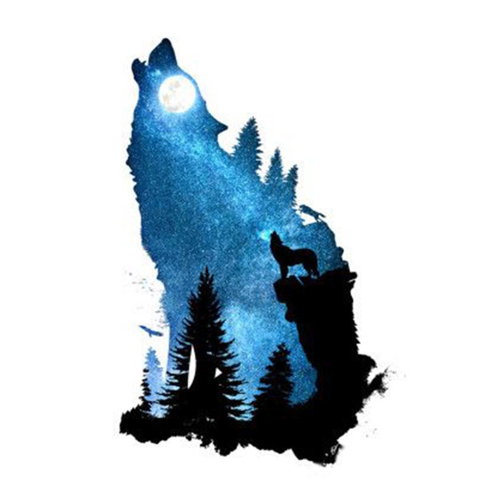 Loup de nouveauté - peinture de diamant complète - 40x30cm