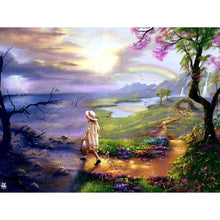 Charger l&#39;image dans la galerie, Vue fantastique - diamant rond complet - 40x30cm
