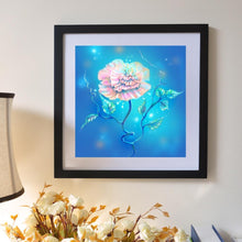 Charger l&#39;image dans la galerie, Fleur de nouveauté - diamant rond complet - 30x30cm
