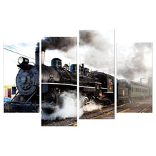 Charger l&#39;image dans la galerie, 4pcs/train ensemble - peinture complète de diamant - 80x40cm
