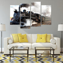 Charger l&#39;image dans la galerie, 4pcs/train ensemble - peinture complète de diamant - 80x40cm
