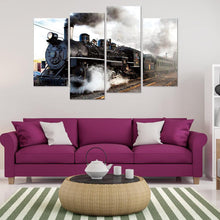 Charger l&#39;image dans la galerie, 4pcs/train ensemble - peinture complète de diamant - 80x40cm
