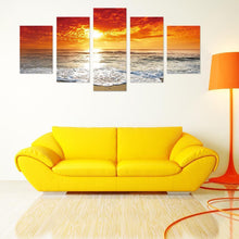 Charger l&#39;image dans la galerie, 5pcs/set beach - peinture en diamant ronde - 95x45cm
