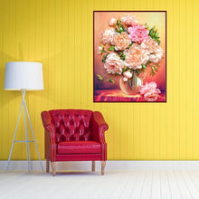 Charger l&#39;image dans la galerie, Fleur - diamant rond complet - 55x45cm
