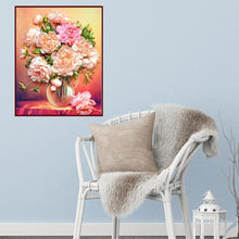 Charger l&#39;image dans la galerie, Fleur - diamant rond complet - 55x45cm
