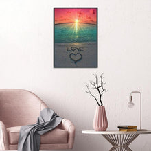 Charger l&#39;image dans la galerie, Coucher du soleil - peinture en diamant complet - 40x30cm
