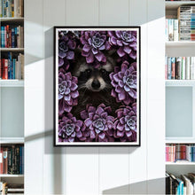 Charger l&#39;image dans la galerie, Fleur d’animal - diamant rond complet - 30x40cm
