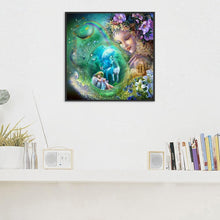 Charger l&#39;image dans la galerie, Beauté de nouveauté - diamant rond complet - 30x30cm
