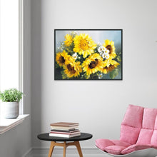 Charger l&#39;image dans la galerie, Tournesol - peinture en diamant complet - 40x30cm
