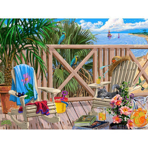 Paysage - peinture diamant pleine - 40x30cm