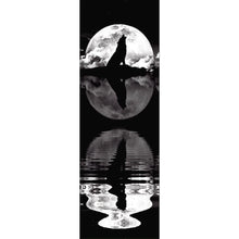 Charger l&#39;image dans la galerie, Loup - diamant rond complet - 20x50cm
