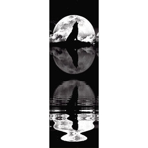 Loup - diamant rond complet - 20x50cm