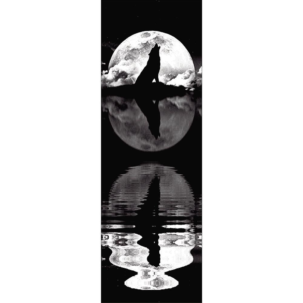 Loup - diamant rond complet - 20x50cm