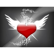 Charger l&#39;image dans la galerie, Amour créatif - diamant rond complet - 40x30cm
