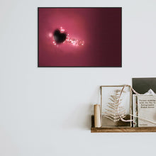 Charger l&#39;image dans la galerie, Coeur d’amour d’éclairage - diamant rond complet - 40x30cm
