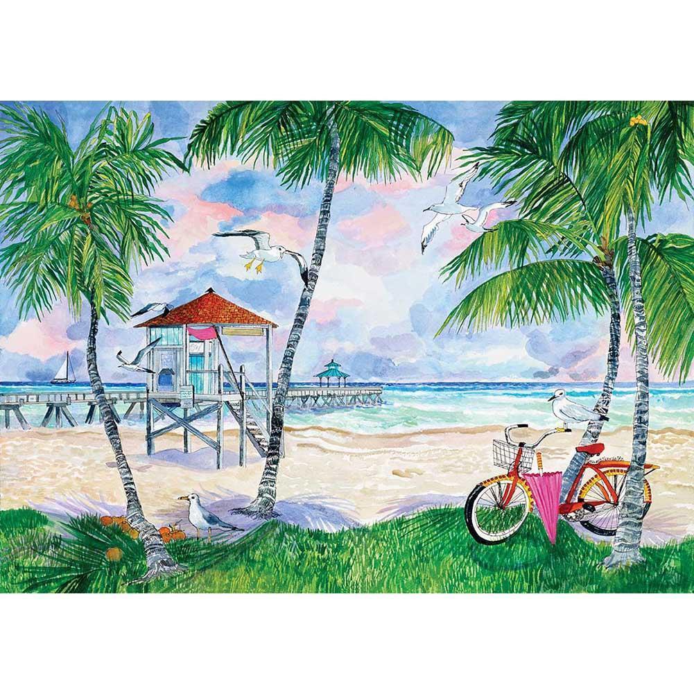 Vélo de plage - diamant rond complet - 40x30cm