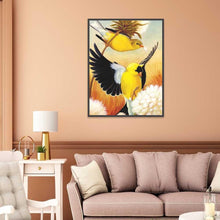 Charger l&#39;image dans la galerie, Oiseau volant - diamant rond complet - 40x30cm
