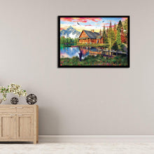 Charger l&#39;image dans la galerie, Paysage - diamant rond complet - 30x40cm
