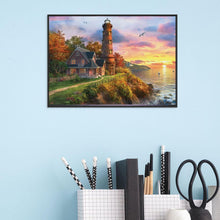 Charger l&#39;image dans la galerie, Paysage - diamant rond complet - 30x40cm
