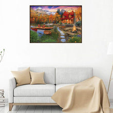 Charger l'image dans la galerie, Paysage - diamant rond complet - 30x40cm
