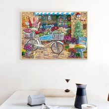 Charger l&#39;image dans la galerie, Vélo - diamant rond complet - 30x40cm
