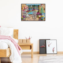 Charger l&#39;image dans la galerie, Vélo - diamant rond complet - 30x40cm
