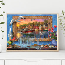 Charger l&#39;image dans la galerie, Paysage - diamant rond complet - 30x40cm
