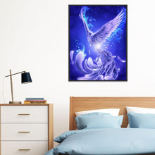 Charger l&#39;image dans la galerie, Oiseau - diamant rond complet - 40x30cm
