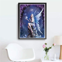 Charger l&#39;image dans la galerie, Fantasy angel - diamant rond complet - 30x40cm
