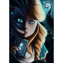 Charger l&#39;image dans la galerie, Fille de nouveauté - diamant rond complet - 30x40cm
