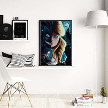 Charger l&#39;image dans la galerie, Fille de nouveauté - diamant rond complet - 30x40cm
