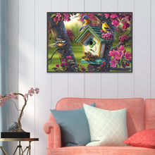 Charger l&#39;image dans la galerie, Perroquet - diamant rond complet - 40x30cm
