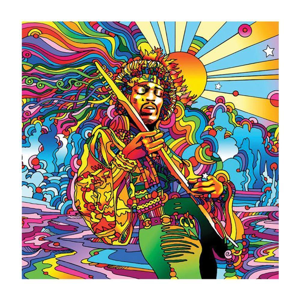 Hommes colorés - peinture en diamant complet - 30x30cm